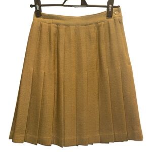Chic A-Line Skirt in Warm Tan